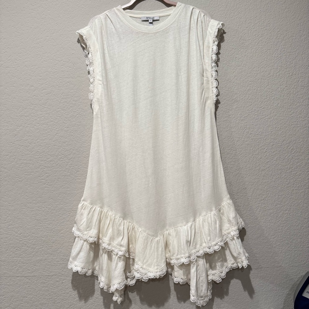 Derek Lam Jay Ruffle Hem‎ T-Shirt Dress - Picture 7 of 11